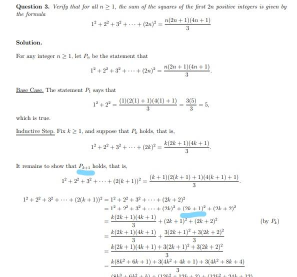 Solved Good Day For Mathematical Induction, First You Prove | Chegg.com