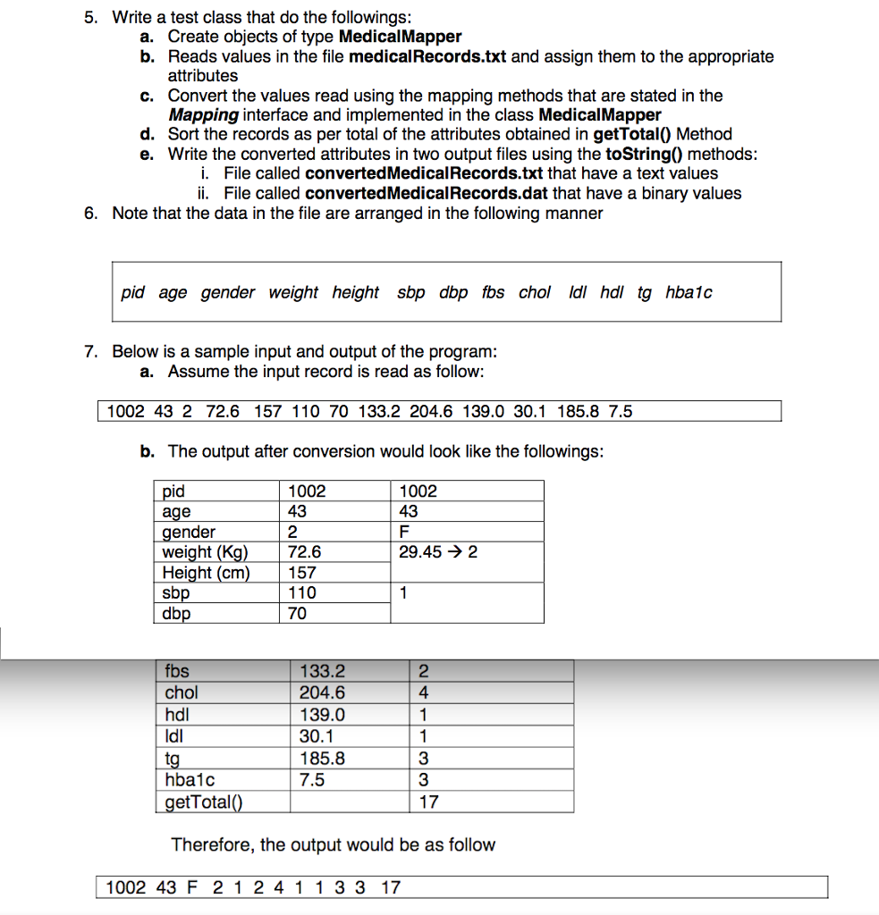 Solved You are required to write a java program that read | Chegg.com
