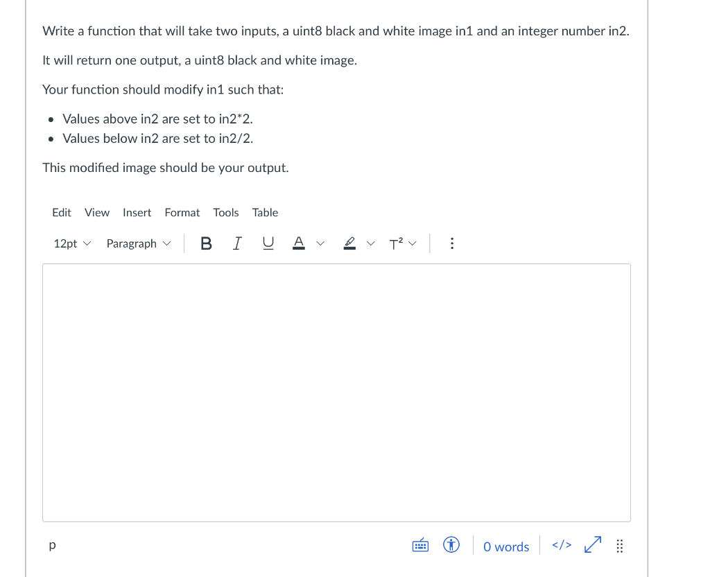 Solved MATLAB Format Write a function that will take two | Chegg.com