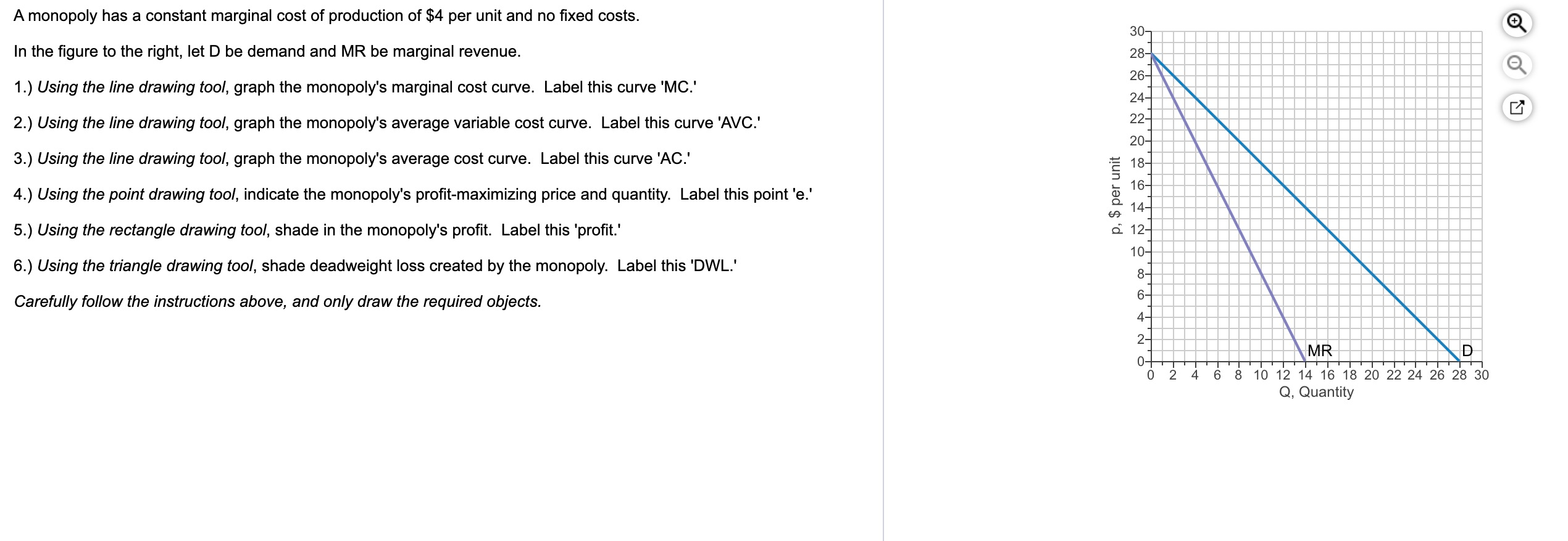 solved-a-monopoly-has-a-constant-marginal-cost-of-production-chegg