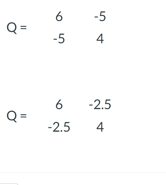 Solved Consider The Following Quadratic Programming | Chegg.com