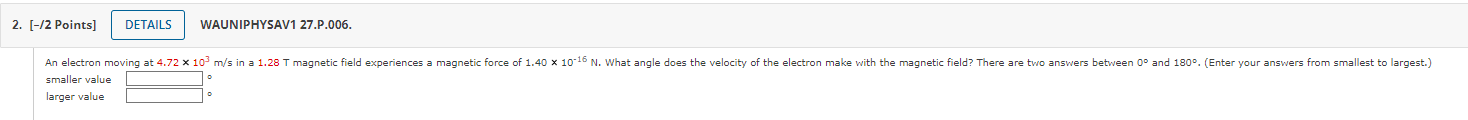 the value of e m is smaller for