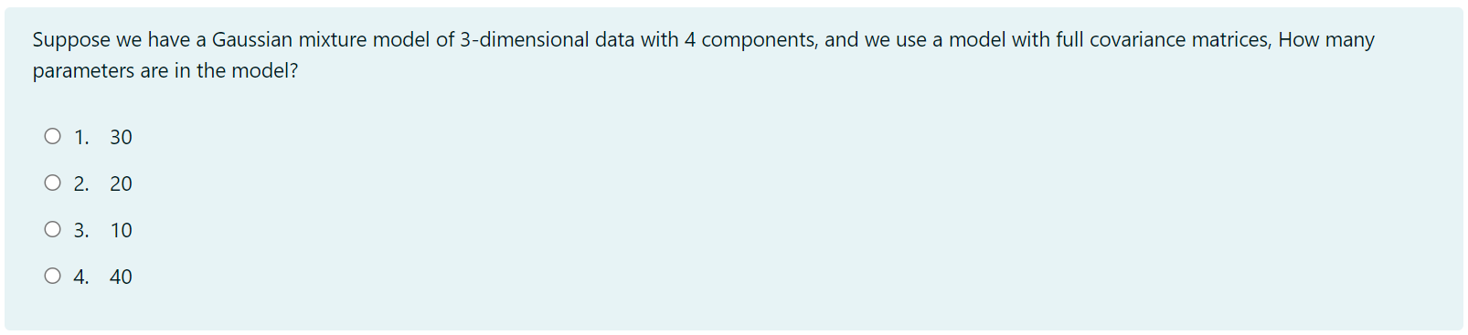 Solved Suppose we have a Gaussian mixture model of | Chegg.com