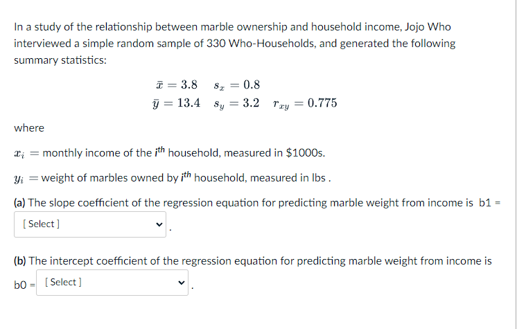 Solved The correlation coefficient for a certain set of data | Chegg.com