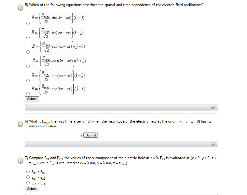 Solved Electromagnetic Waves 1 2 3 4 5 6 7 8 The Magnetic Chegg Com