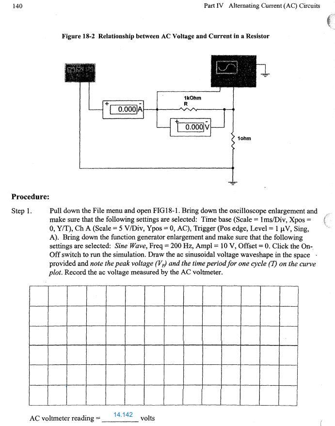 Solved Voltage and Current in AC Circuits—RMS Objectives: 1. | Chegg.com
