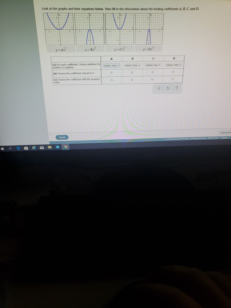 Solved Look at the graphs and their equations below. Then | Chegg.com