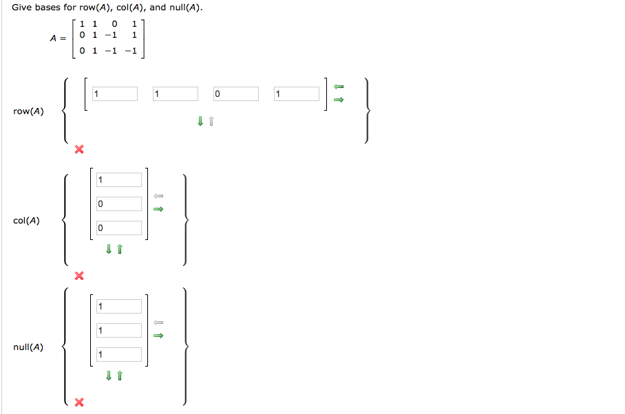 Solved In The Following Problem, Let 1-1 A= 'b= 1-1 0 1 6-1 