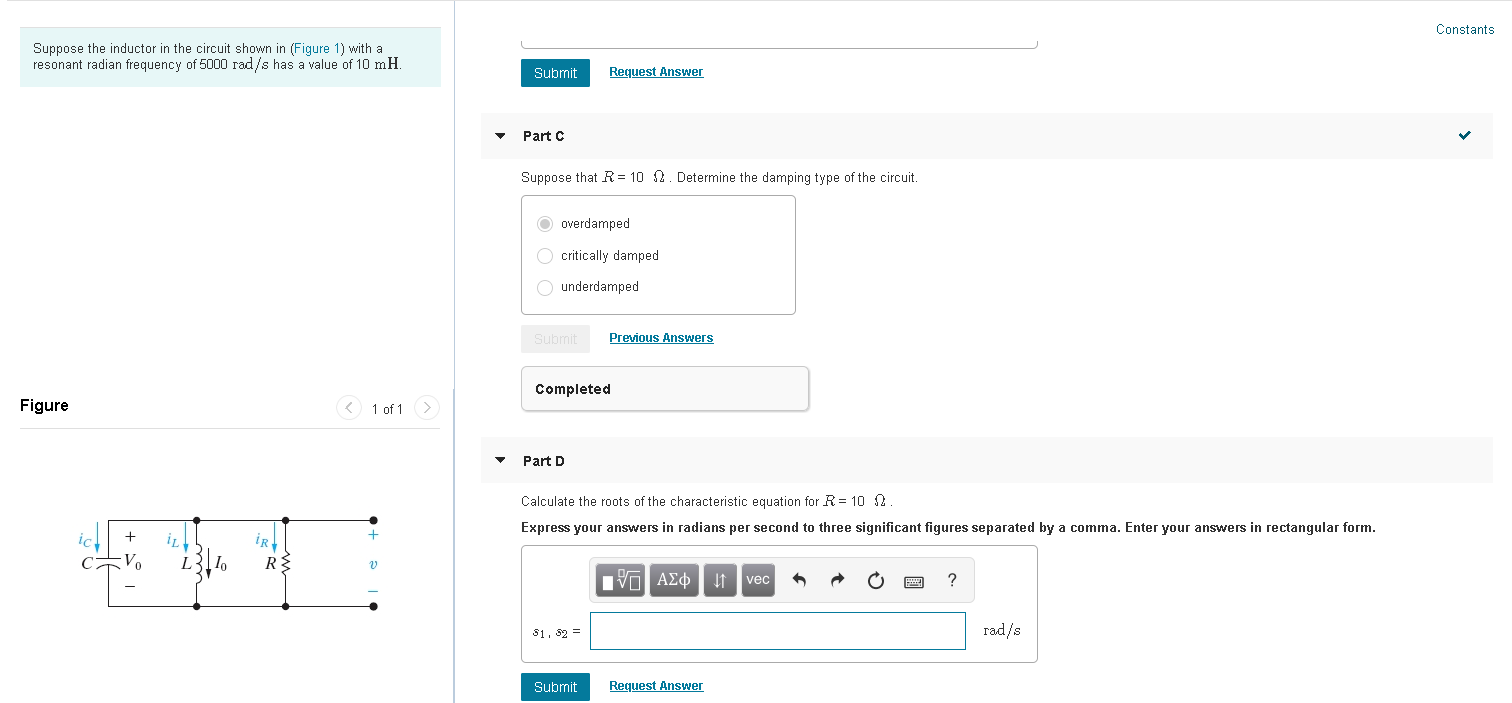 Solved Solve part B & D also Express your answers in | Chegg.com