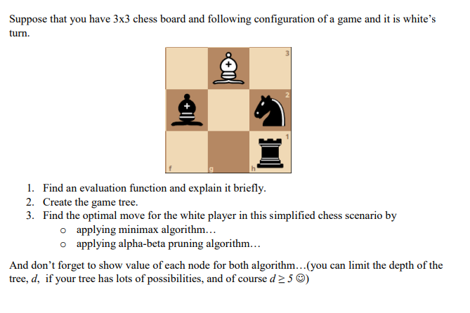 Solved Suppose That You Have 3×3 Chess Board And Following | Chegg.com