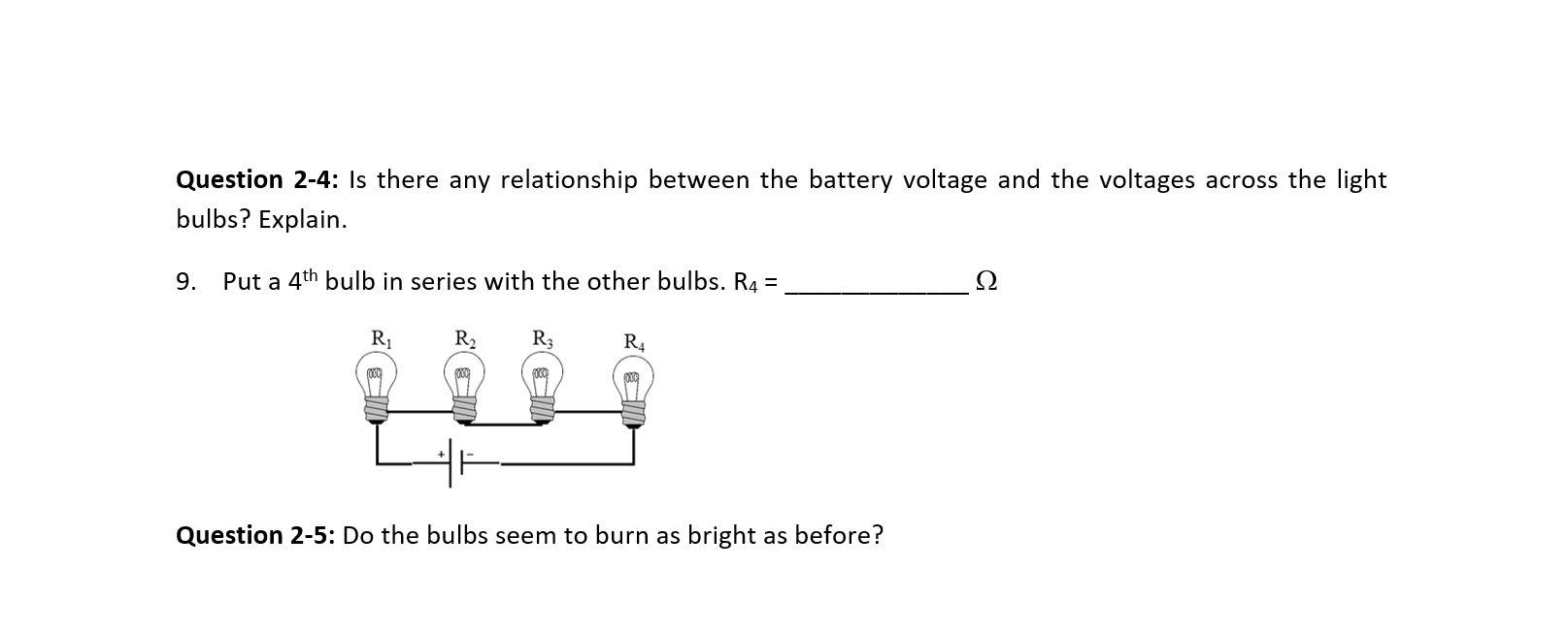 Solved Activity 2 Resistors Connected in Series 1. Set the