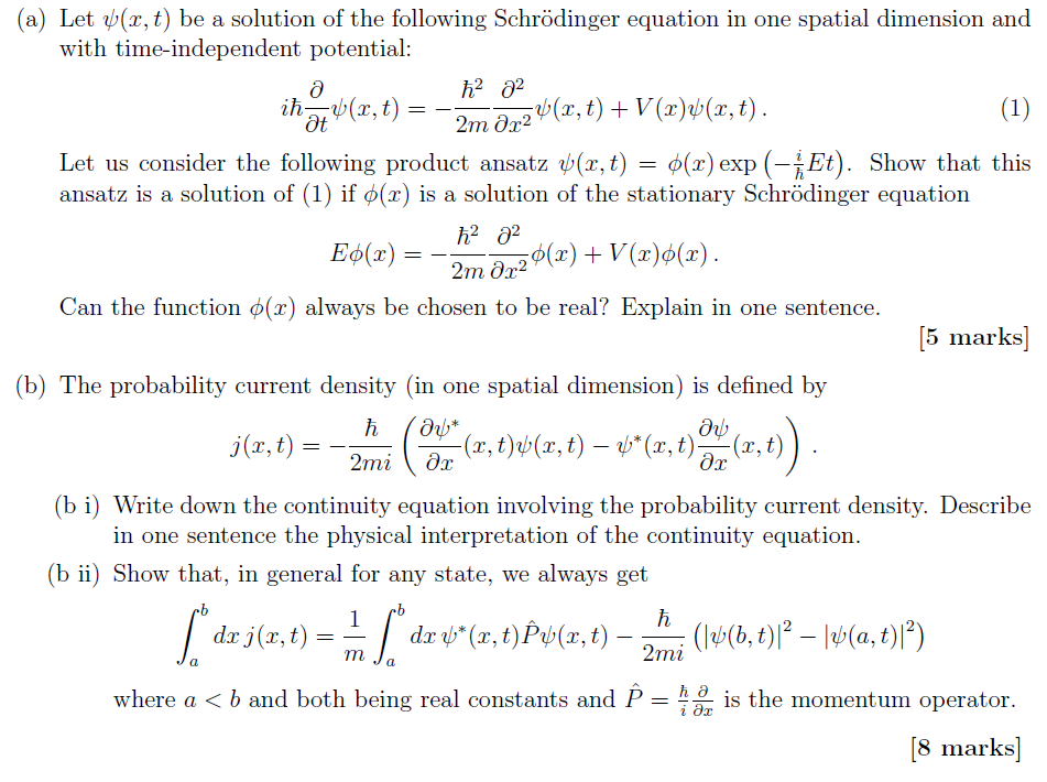 Solved = (a) Let (x, t) be a solution of the following | Chegg.com