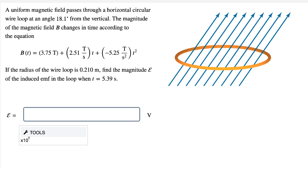 Solved A Uniform Magnetic Field Passes Through A Horizontal | Chegg.com