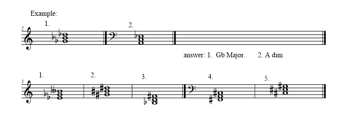 1.Identify the qualities of these triads (M= major, | Chegg.com