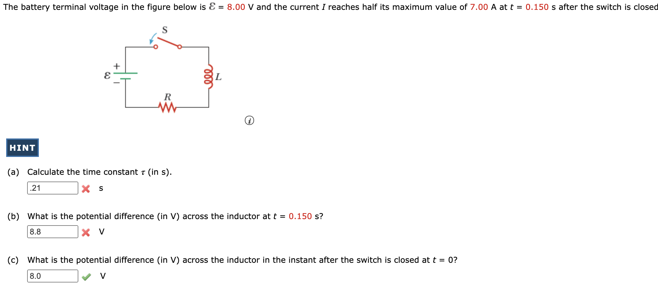 Solved The battery terminal voltage in the figure below is E