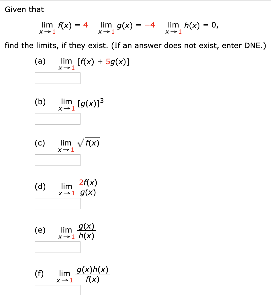  50 Lim F x g x Formula 227638 How To Find Lim F g x 