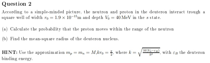 Question 2 simple-minded picture, the neutron and | Chegg.com