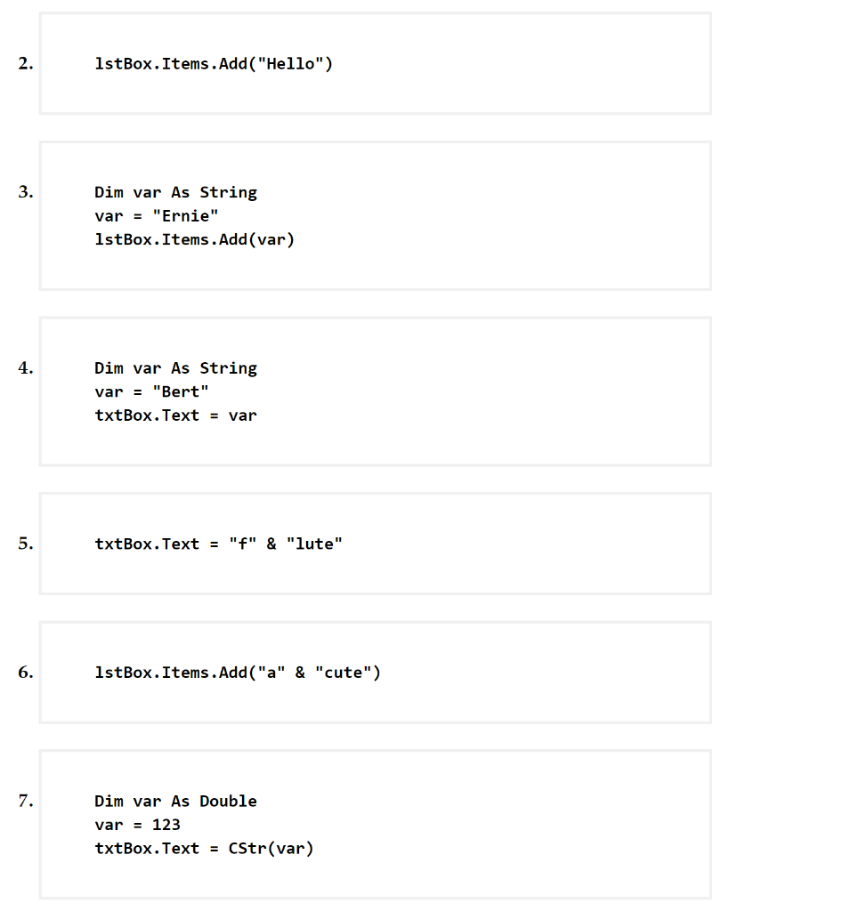 Solved BIS-344: Visual Basic Net Programming Post your | Chegg.com