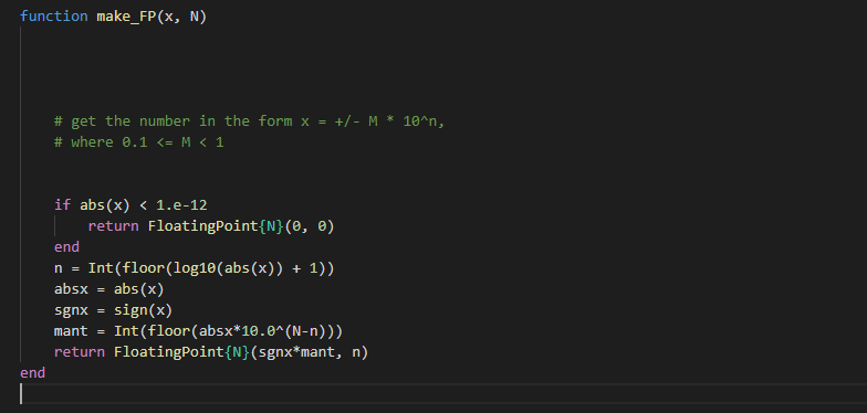 Solved Use Julia programming language Question: Modify the | Chegg.com