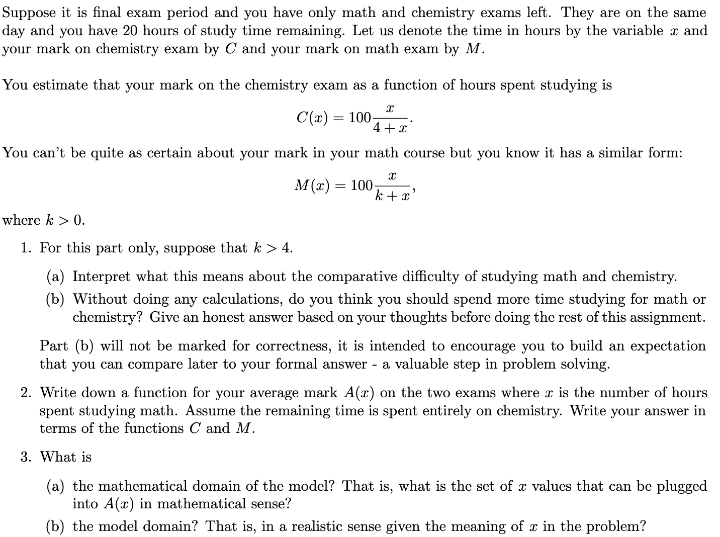 solved-suppose-it-is-final-exam-period-and-you-have-only-chegg