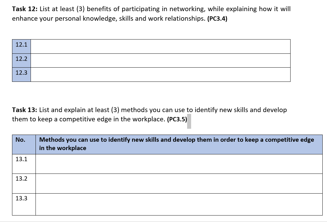 Solved Task 9: Give an example/s of development feedback (at | Chegg.com