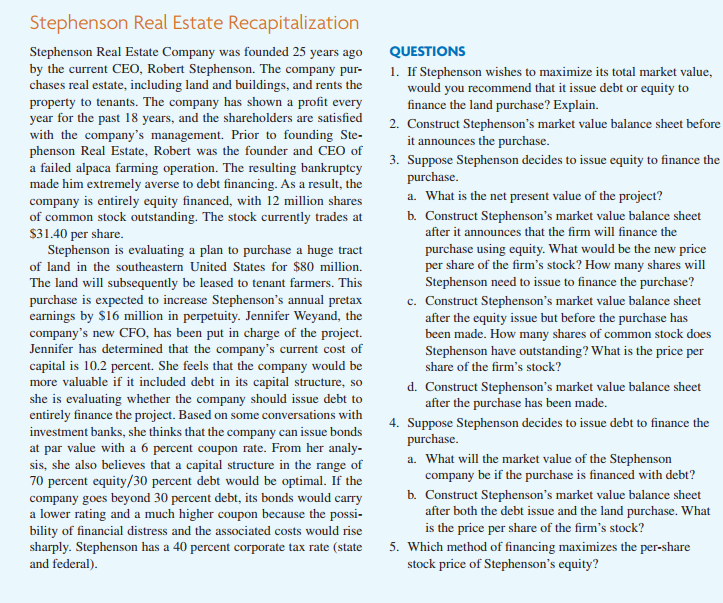 solved-stephenson-real-estate-company-was-founded-25-years-chegg