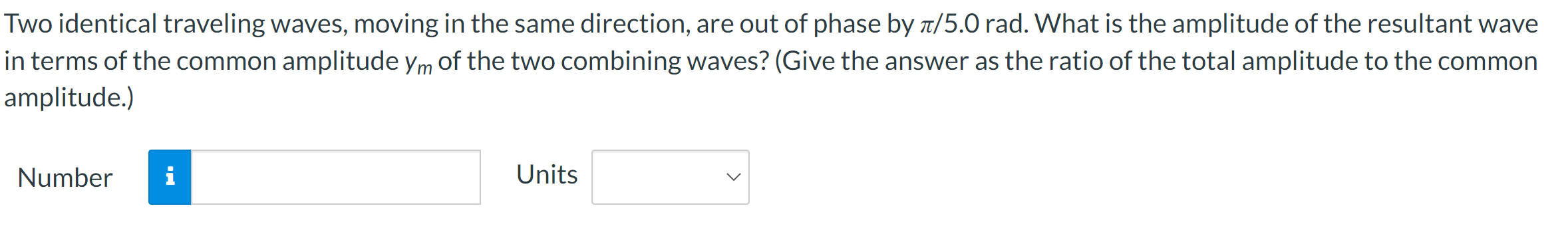 Solved Two Identical Traveling Waves, Moving In The Same | Chegg.com