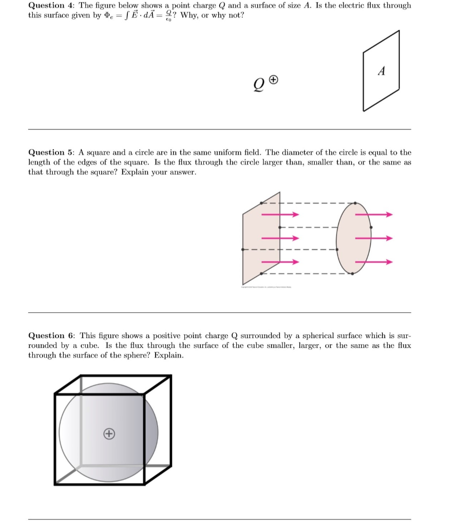 Solved Question 4: The figure below shows a point charge Q | Chegg.com