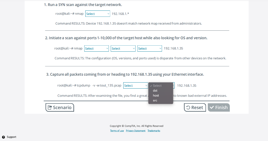 Solved Instructions Use the dropdown selectors to select the | Chegg.com