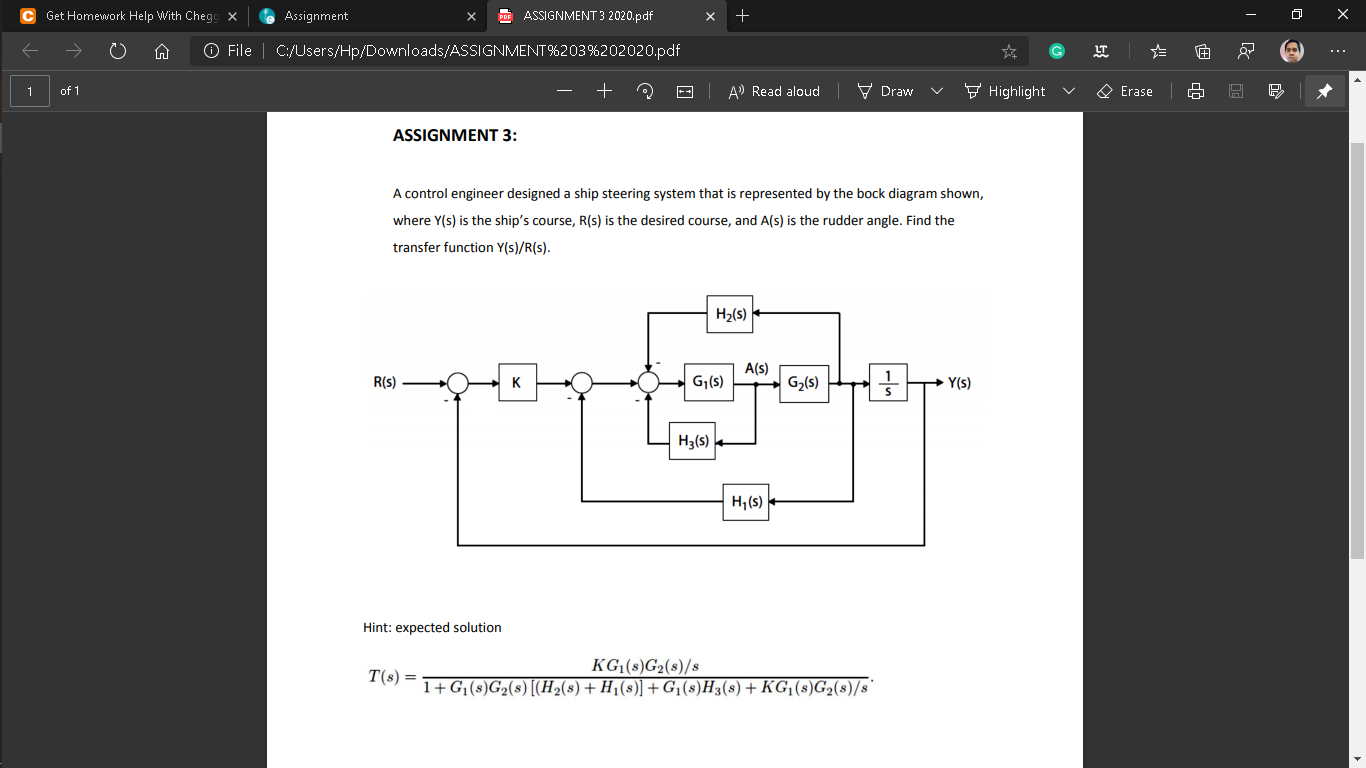 Solved Get Homework Help With Cheg Assignment PDE ASSIGNMENT | Chegg.com