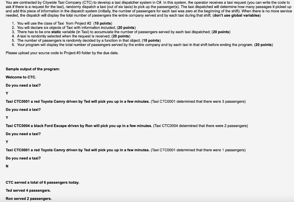 Solved Please Use C# not C++ ,and also there have one | Chegg.com