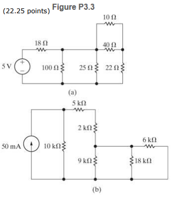 Solved 3.4 For each of the circuits shown in Fig. P3.30, a) | Chegg.com