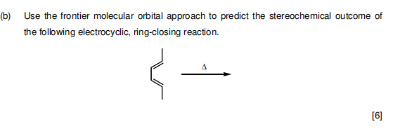 Solved (b) Use the frontier molecular orbital approach to | Chegg.com