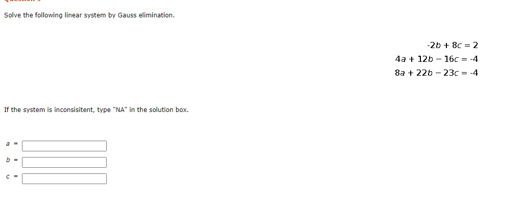 Solved For each system below that is linear, determine | Chegg.com