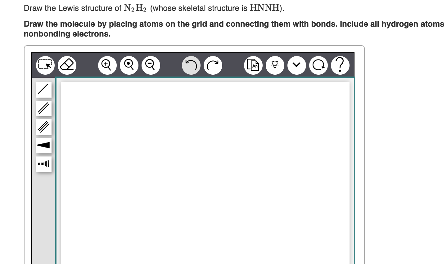 Solved Draw the Lewis structure of N2H4 (whose skeletal