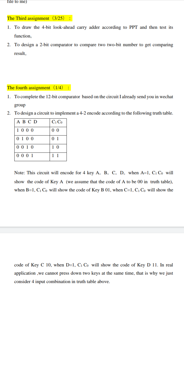 Solved file to me) The Third assignment (3/25) : 1. To draw | Chegg.com