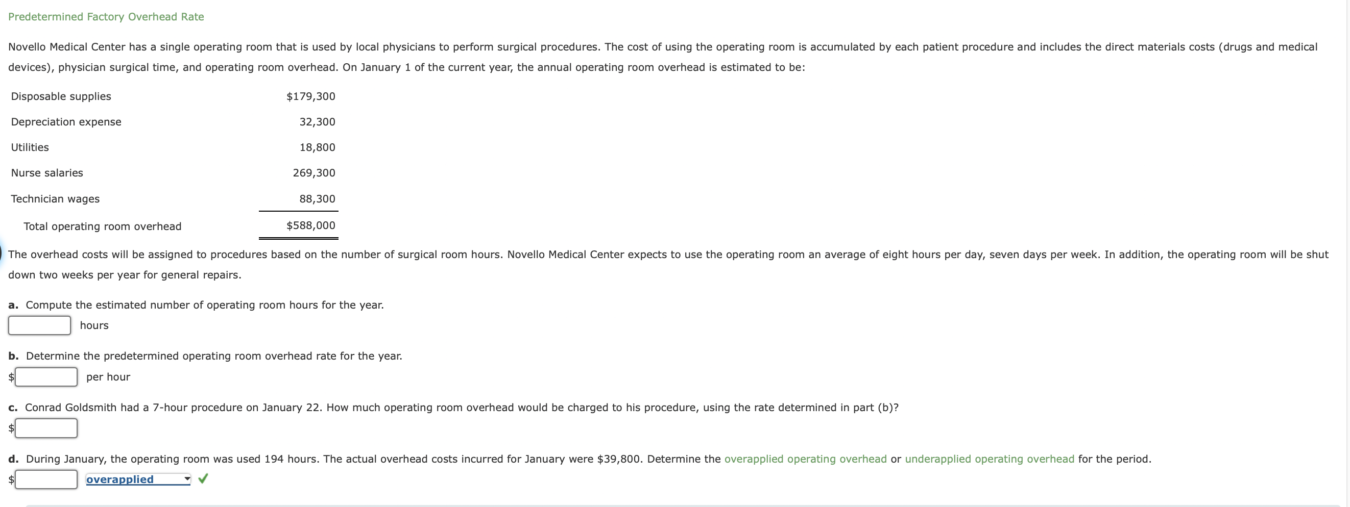 Solved Entries for Direct Labor and Factory Overhead