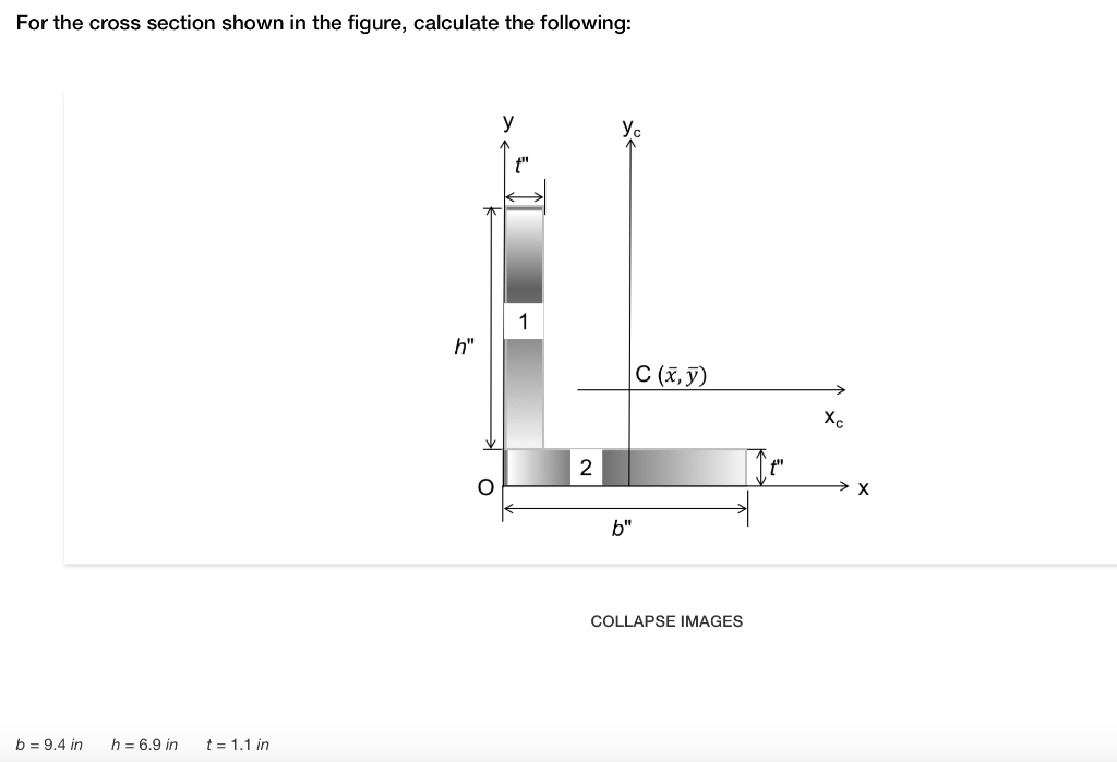 Solved For the cross section shown in the figure, calculate | Chegg.com