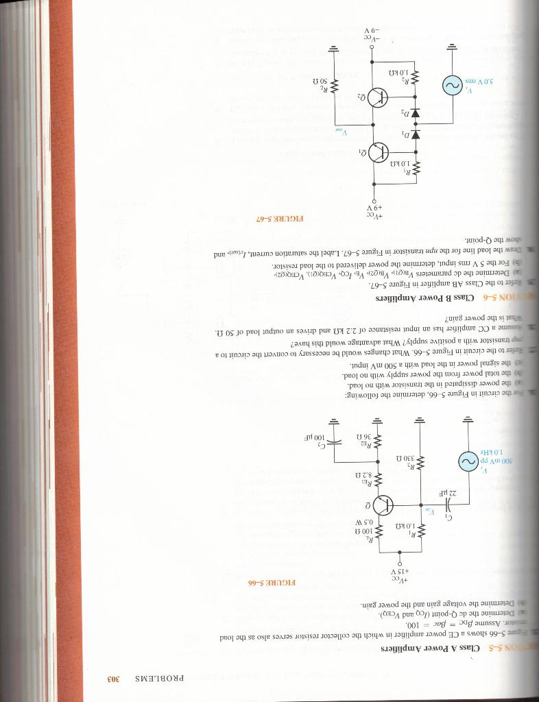 Solved 29. Refer To The Class AB Amplifier In Figure | Chegg.com