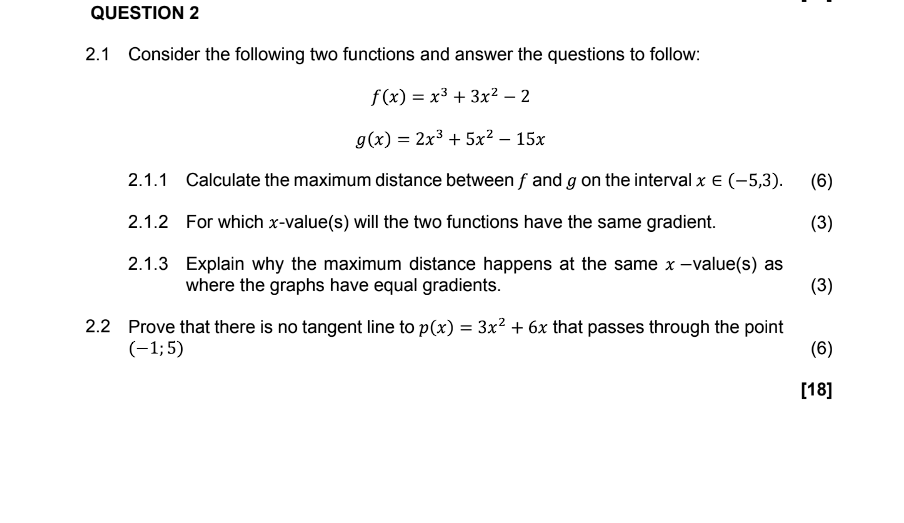 Solved 2.1 Consider the following two functions and answer | Chegg.com