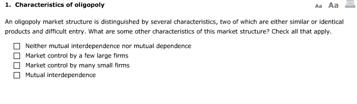 solved-1-characteristics-of-oligopoly-an-oligopoly-market-chegg