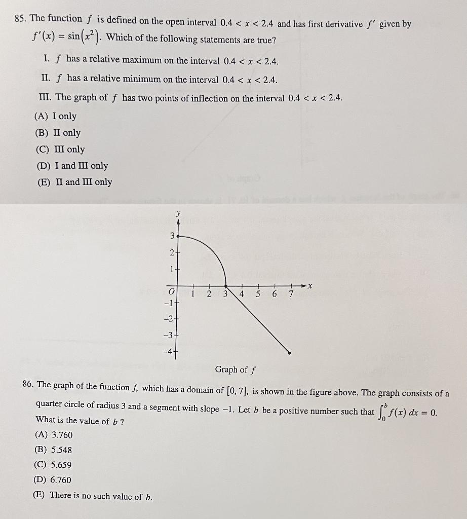 solved-85-the-function-f-is-defined-on-the-open-interval-chegg