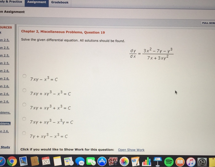 Solved Solve the given differential equation. All solutions | Chegg.com