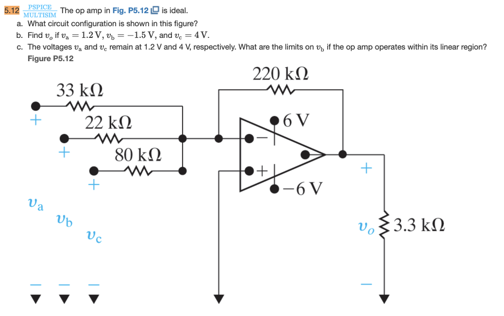 Solved 512 N PSPICE 1 The op amp in Fig. P5.12 is ideal.