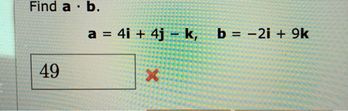 Solved Find A B. 49 | Chegg.com