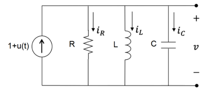 Solved In the circuit below, R=2.5 Ω, L= 0.2 H, C=0.2 F. The | Chegg.com