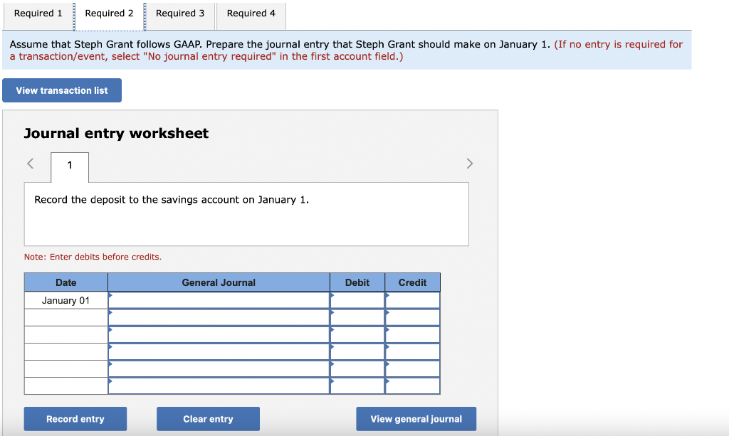 Solved On January 1, Steph Grant decided to deposit $58,800 