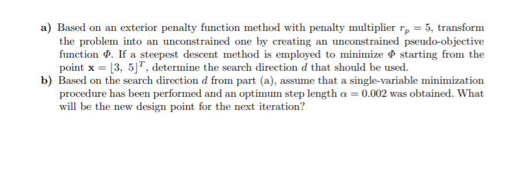 Solved Problem 3) Consider The Following Constrained | Chegg.com