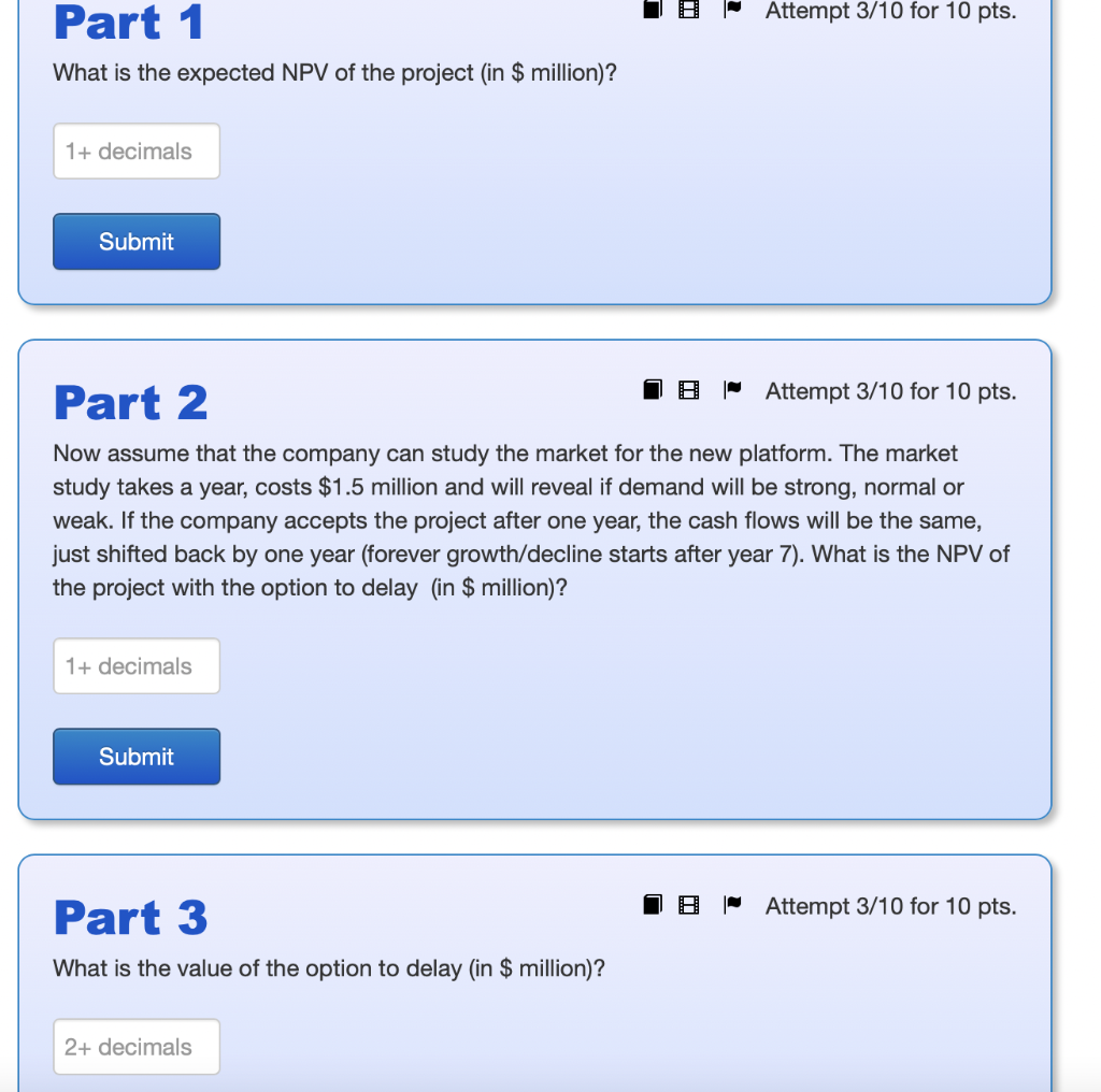 Solved Intro Pearson is considering the development of a new | Chegg.com