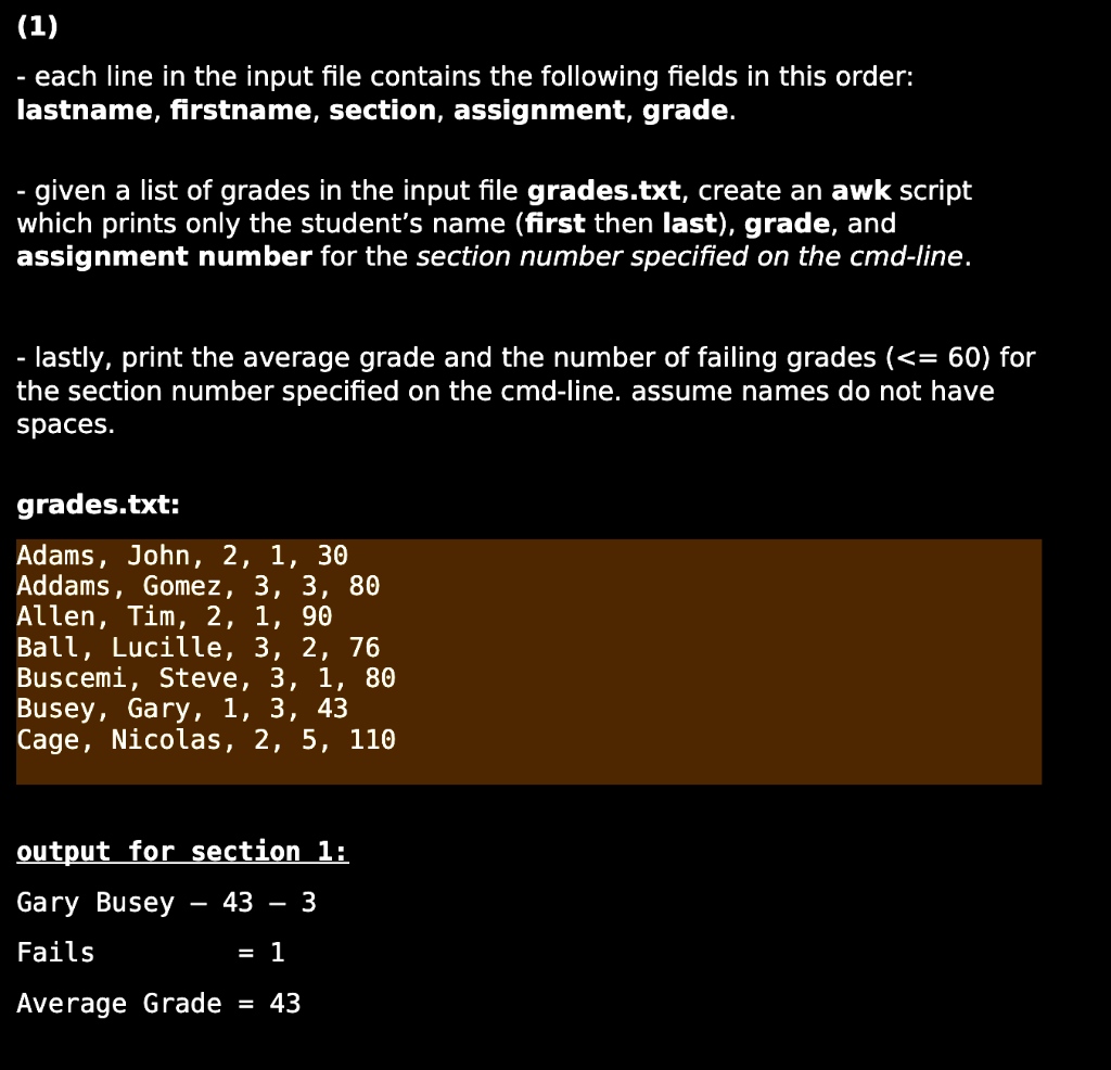 Solved 1 each line in the input file contains the Chegg